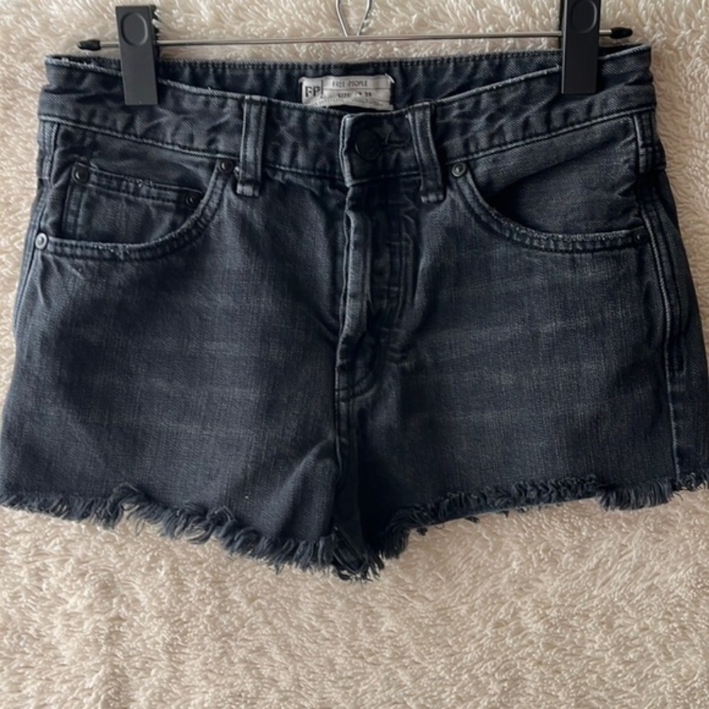 FREE people jean shorts